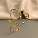 Irregular Shape Metal Bracelet – Stylish Jewelry10
