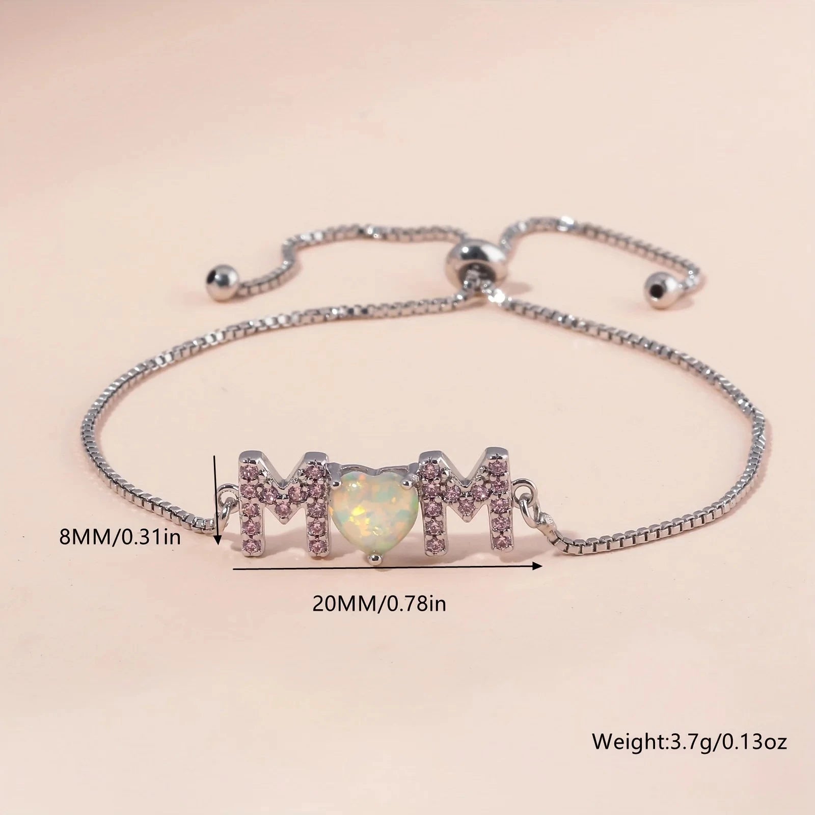 Exquisite Heart Shaped Opal Bracelets