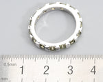 3*3mm Peridot 925 Sterling Silver Ring
