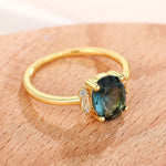 Luxury Oval Zirconia Ring for Women