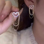 Elegant Snowflake Stud EarringsED197