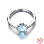 Aquamarine Ring for Women Fashion