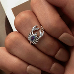 925 Sterling Silver Retro Scorpion Rings Women