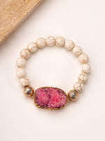 Ruby Natural Stone Bead BraceletBracelet