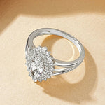 Sparkling Marquise CZ Bridal Ring – 14K Gold Plated Engagement Jewelry