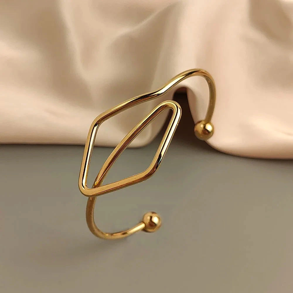 Irregular Shape Metal Bracelet – Stylish Jewelry15