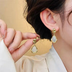 Water Drop Dangle Earrings for Female