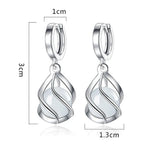 925 Sterling Silver Women Earrings Pendant Fashion