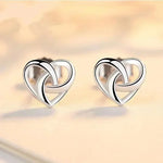 Elegant Chic Heart Ear Stud Wearable Earrings for WomenE2490