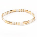 Colorful Miyuki Tile Beads BraceletXN296-6