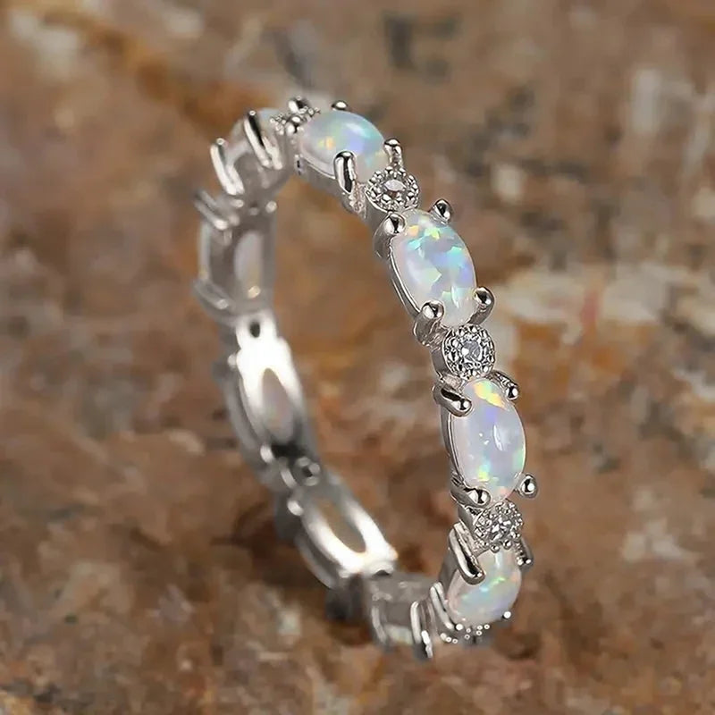 Opal Promise Rings for Women Statement FingerH24912