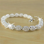 Hollow lantern Ball 925 Sterling Silver Bracelets For Women01