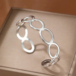 Elegant Stainless Steel Bracelet – Unique Design for WomenF2816