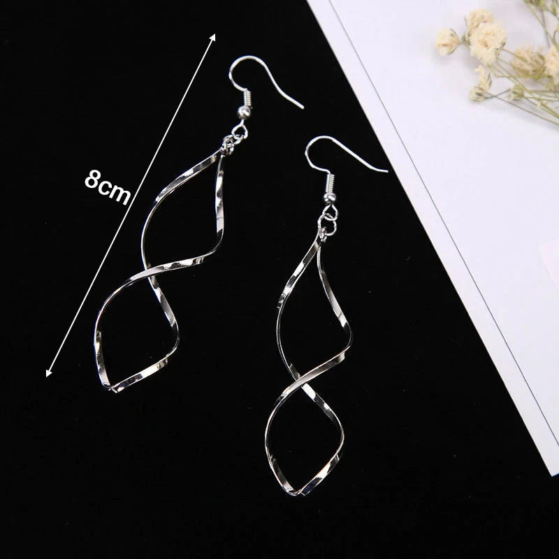 Spiral Women's Hook Earrings