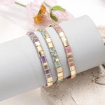 Colorful Miyuki Tile Beads Bracelet
