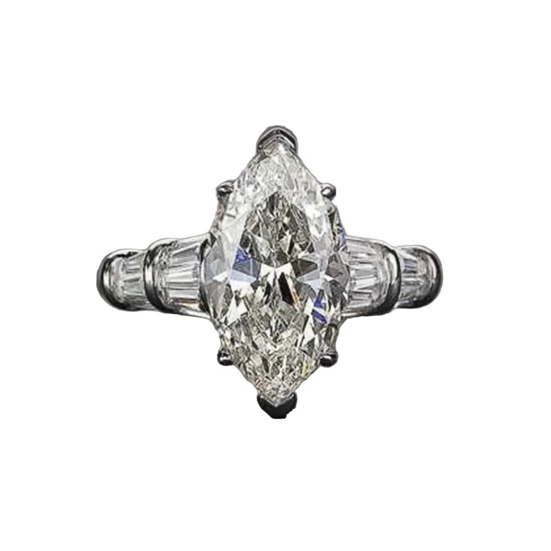 Marquise CZ Engagement Ring for WomenQ6706