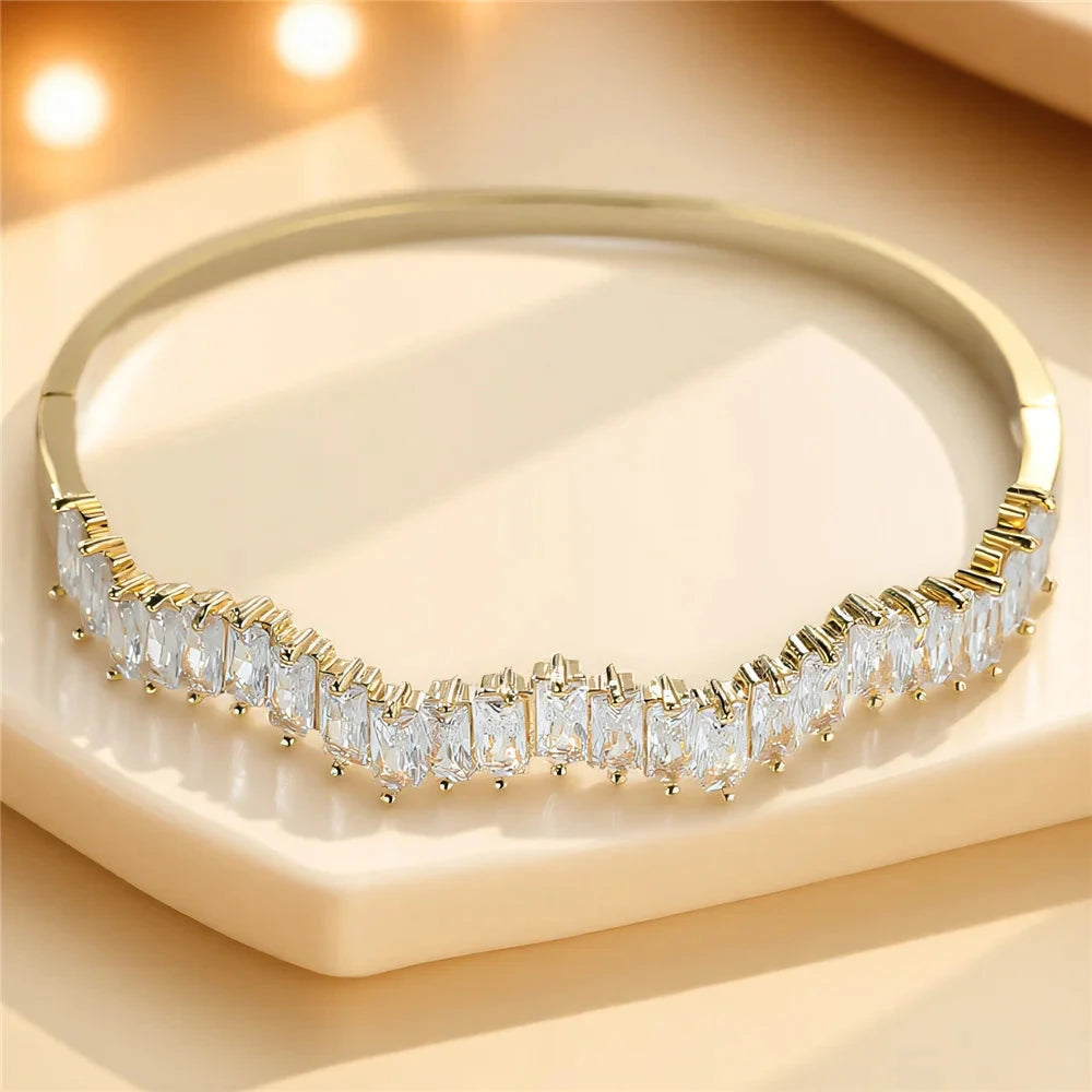 Women's Gold Zircon BraceletGold Color