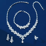 Wedding Festival Luxurious Cubic Zirconia Jewelry Se