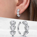 Luxury Trendy Cubic Zirconia Hoop Earrings for WomenE2794