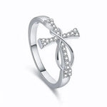 Zircon Cross Ring for WomenH33212