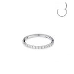Opal Hinged Pitch Piercing