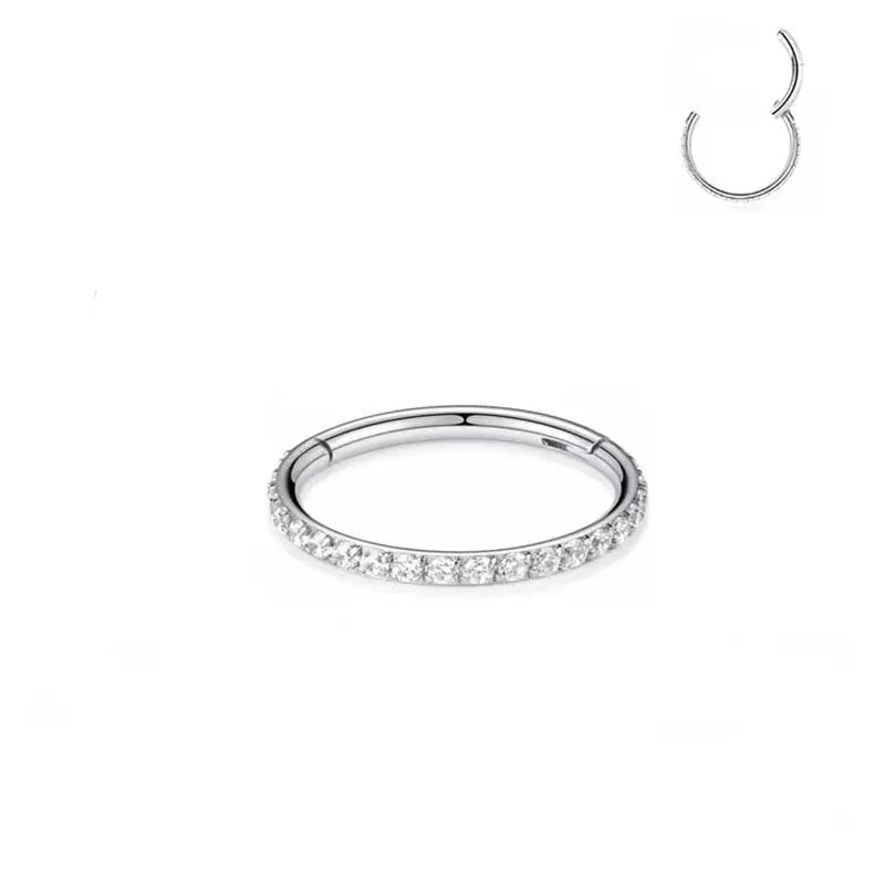 Opal Hinged Pitch Piercing