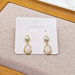 Water Drop Dangle Earrings for Female