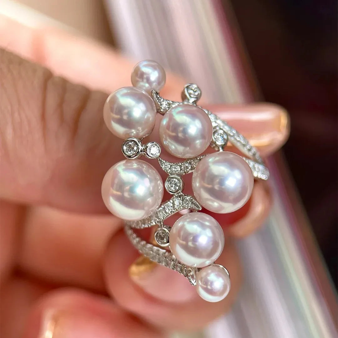 Big Freshwater Pearl Ring for Women