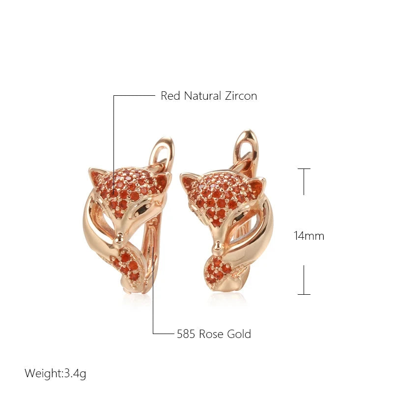 Classic Fox Earrings