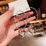 Trend Unique Design Elegant Delicate Zircon Butterfly Tassel EarringsED178-2