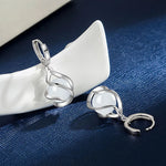 925 Sterling Silver Women Earrings Pendant Fashion