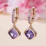 Promising Jewelry Drop Earrings with Amethyst Gemstonesame as photo