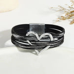 Romantic Hollow Metal Love Heart Wrap Bracelet for Women04