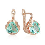 585 Rose Gold Color Luxury Earrings for Women