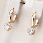 Fine Rose Gold Eardrop Earrings for Women