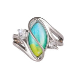 Huitan Colorful Marquise Ring for Women