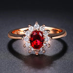 Elegant Green Crystal Ring for Women – ZHOUYANG R088R18710