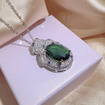 Leopard Polka Dot Emerald Jewelry SetKISS0144-N