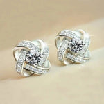 Huitan Delicate Design Stud Earrings WomenE1028