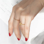 Opal Zircon Ring Luxury