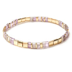 Colorful Miyuki Tile Beads BraceletXN296-5