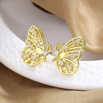 Elegant Snowflake Stud EarringsED2579