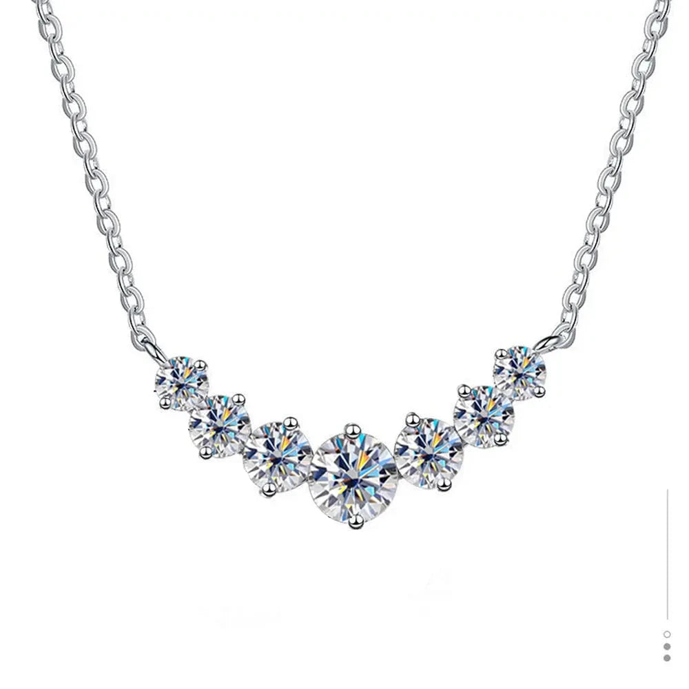 Moissanite Necklace for Woman2.8ctMoissanite