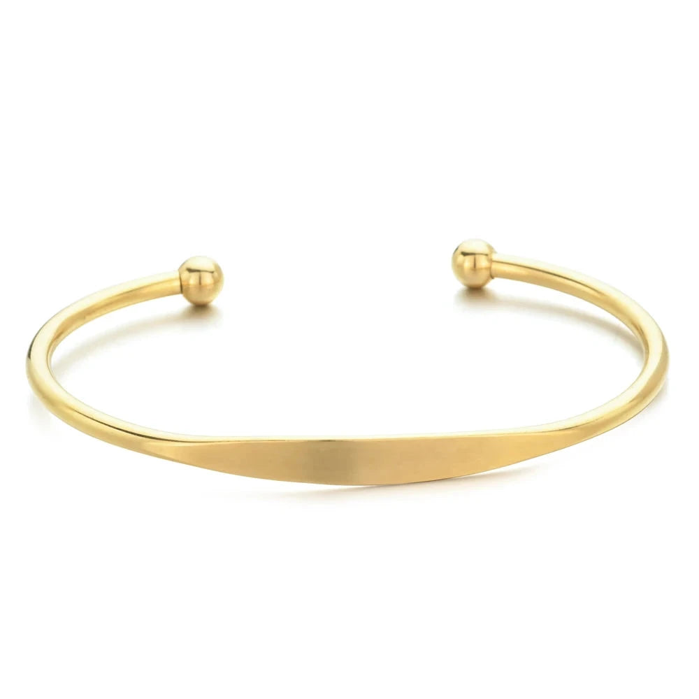 Vintage Unisex Stainless Steel Banglegold