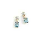 Ocean Blue Sapphire Stud EarringsEarrings