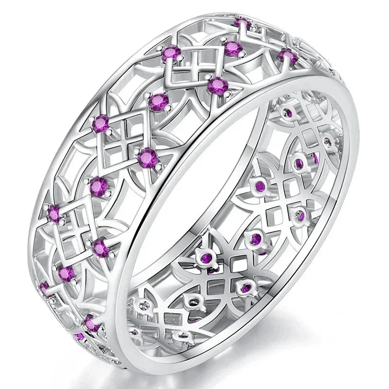 Beautiful Hollow Out Design Ring for Women7CJP0119-ZISE
