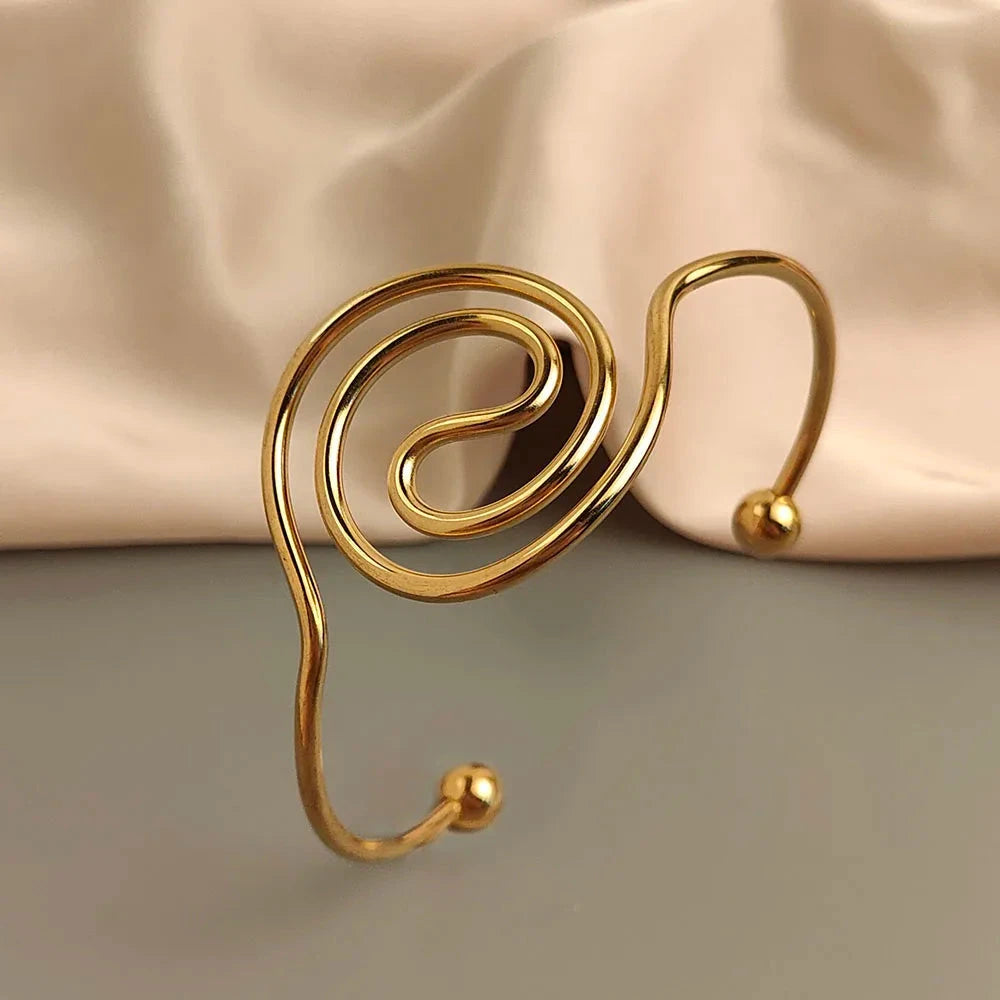 Irregular Shape Metal Bracelet – Stylish Jewelry11