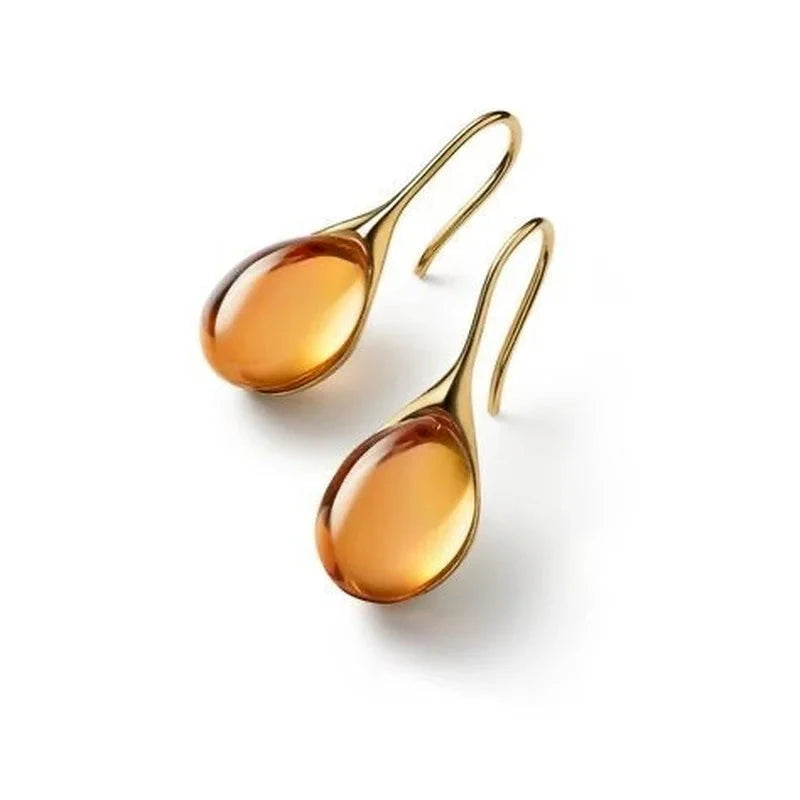 Women Earrings 4 Colors Delicate Gold
