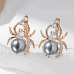 Spider 585 Rose Gold Color Earrings