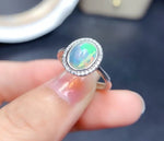 7*9MM Opal Ring, Necklace, Earring and Jewelry SetJewelry Sets
